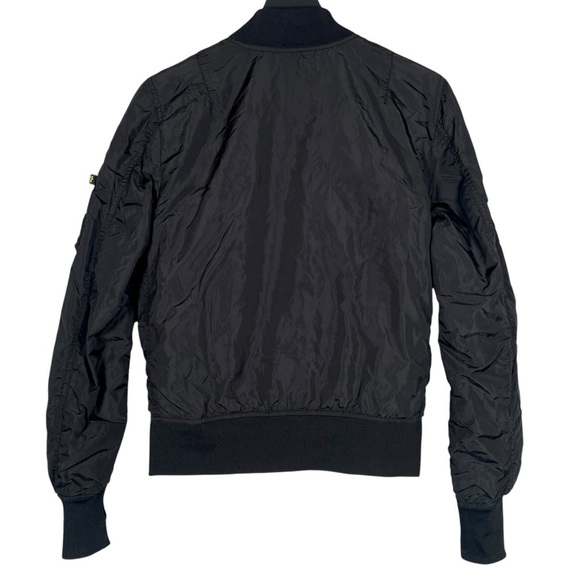 Alpha Industries Size XS Reversible MA-1 Bomber Jacket in Black - Picture 4 of 11